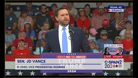 JD Vance Campaigns in Selma, North Carolina