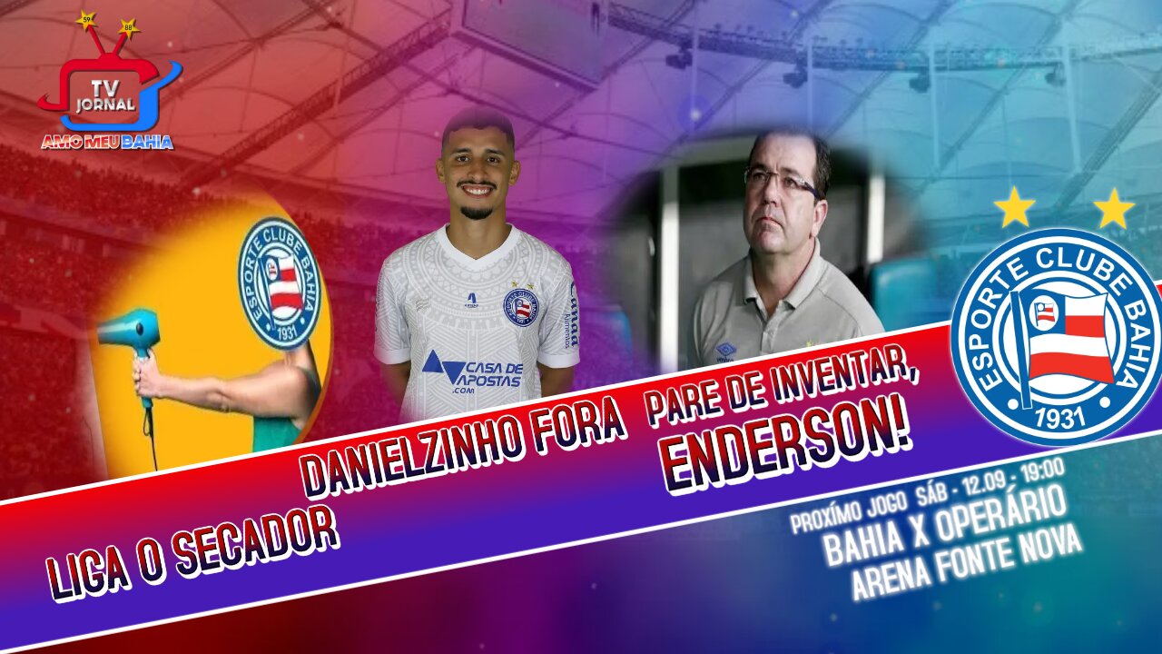 Sport 1x0 Bahia, 5th place can pull over. Time to turn on the dryer. Enderson "Dumb", Daniel out!