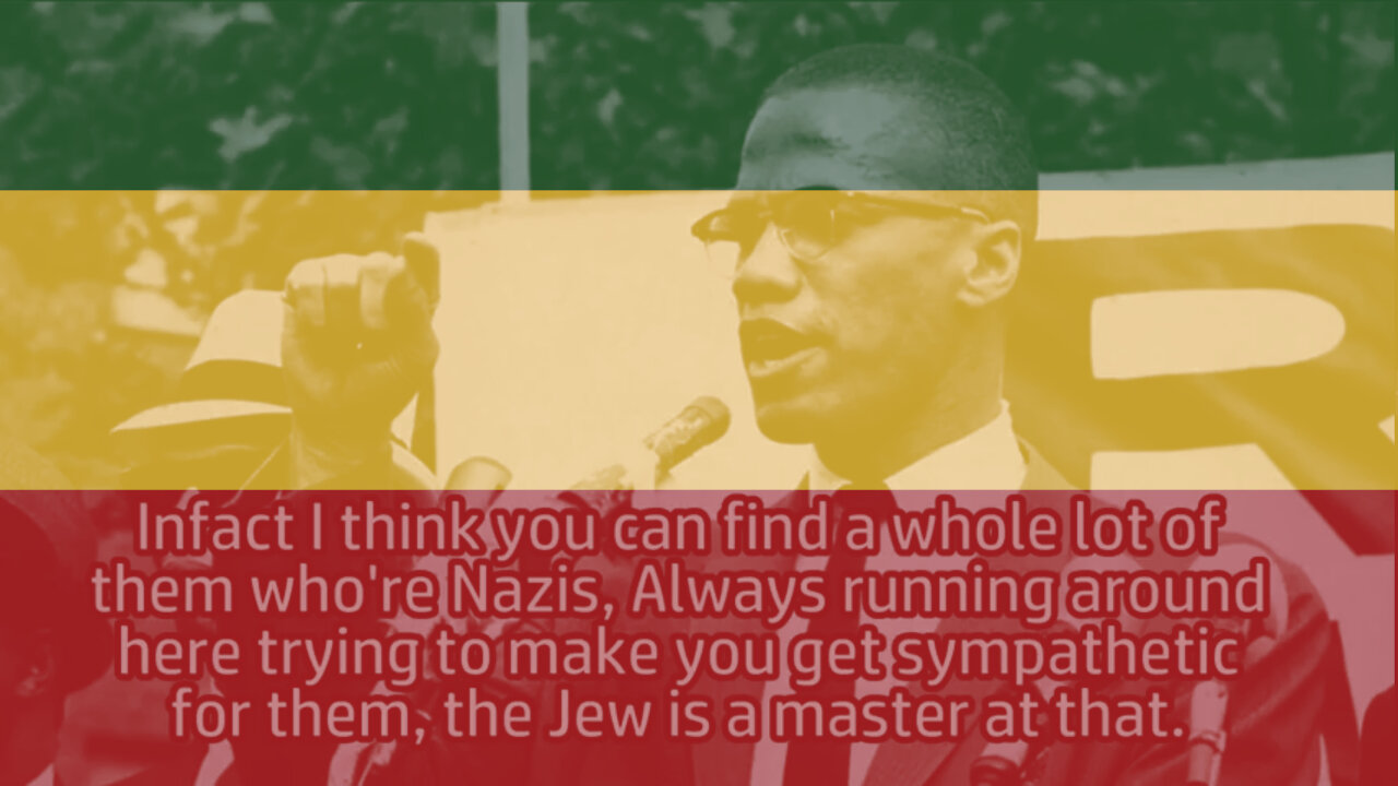 MALCOLM X ABOUT "THE JEWS" BEING NAZI'S