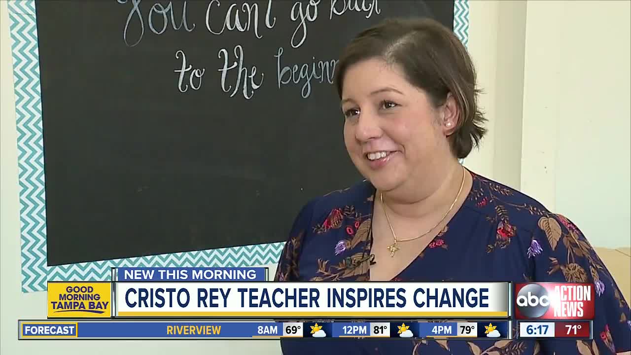Inspirational Tampa science teacher takes on motherly role for her students