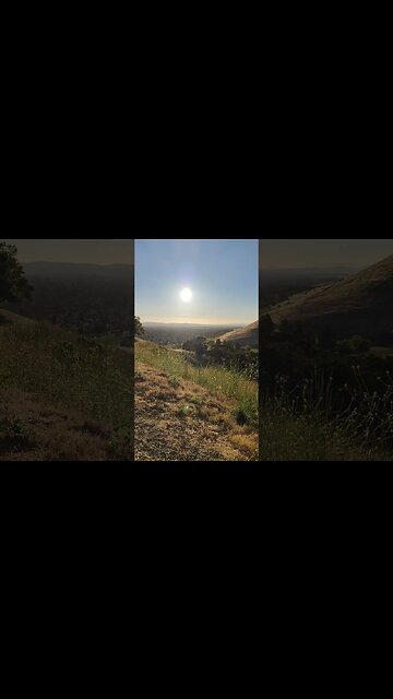 Magical sunset over the rolling hills of California #shorts #travel #sunset #usa #summer #trending