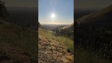 Magical sunset over the rolling hills of California #shorts #travel #sunset #usa #summer #trending