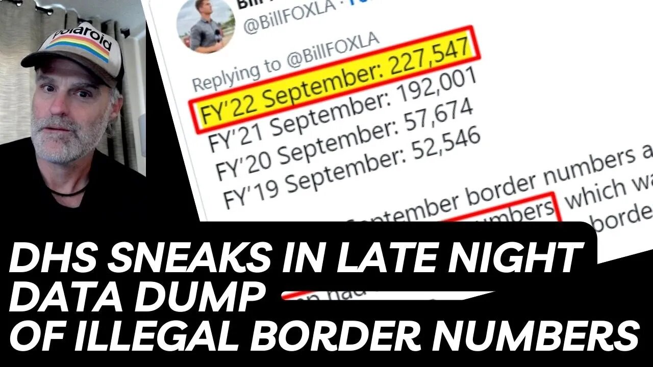 DHS does late night dump of highest border crossing numbers in September history. Over 227,000!