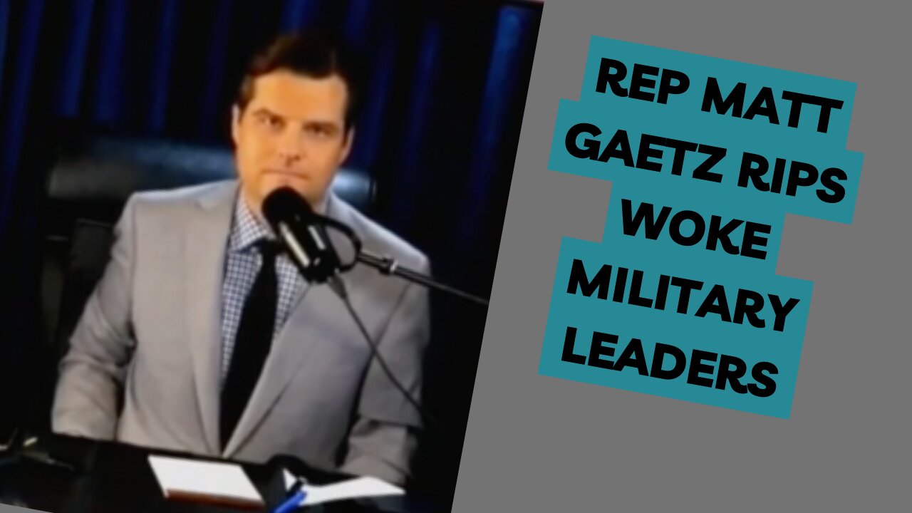 Gaetz's Message to SecDef Austin: Declassify The Briefings Or You're A Liar