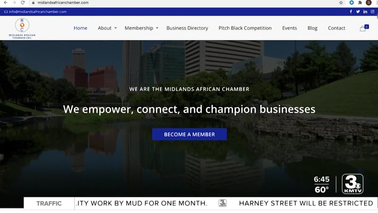 Midlands African Chamber holding Pitch Black competition
