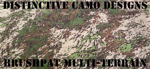 Distinctive Camo Designs-BrushPat Multi Terrain-Initial Testing