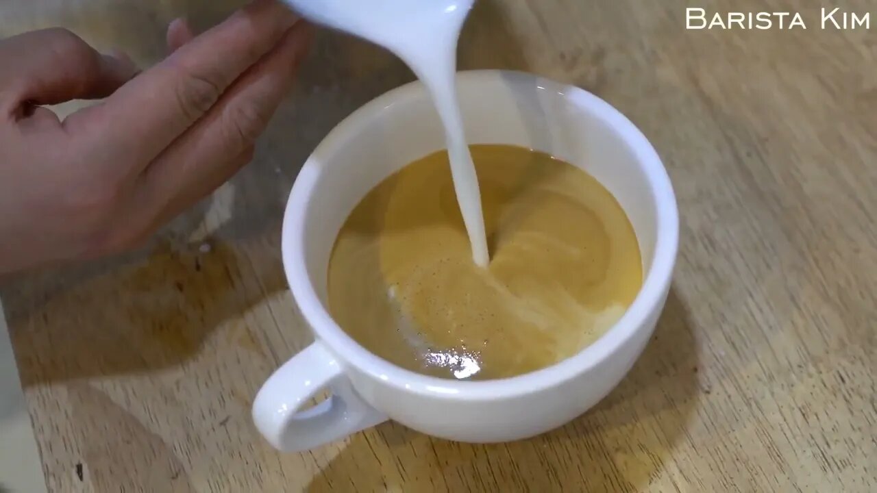 9 different latte art designs