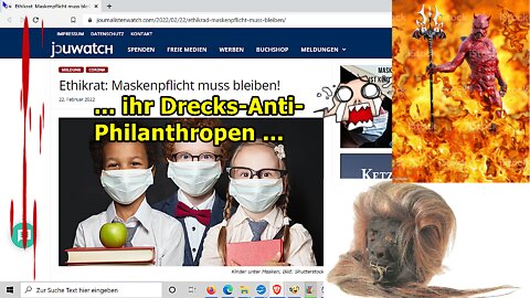 „Die Antiphilanthropen mal wieder beim satanischen Tun, usw!!!“ …