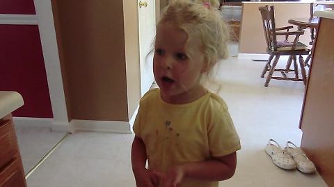 Toddler Girl Invents New Names For Days Of The Week