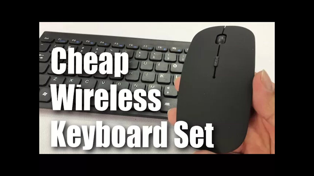 Cheap 2.4GHz Wireless Keyboard and Mouse Combo by UPWADE Review