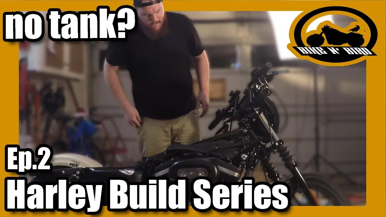 Harley Iron 883 Sportster "Build" Series - Ep.2 Tear Down & Test Fits