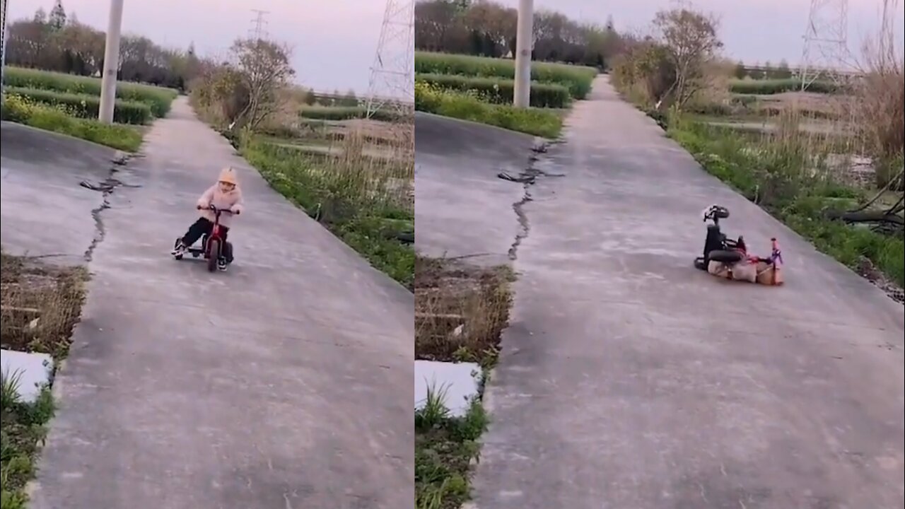 Big accident happened on the ground 😯😂