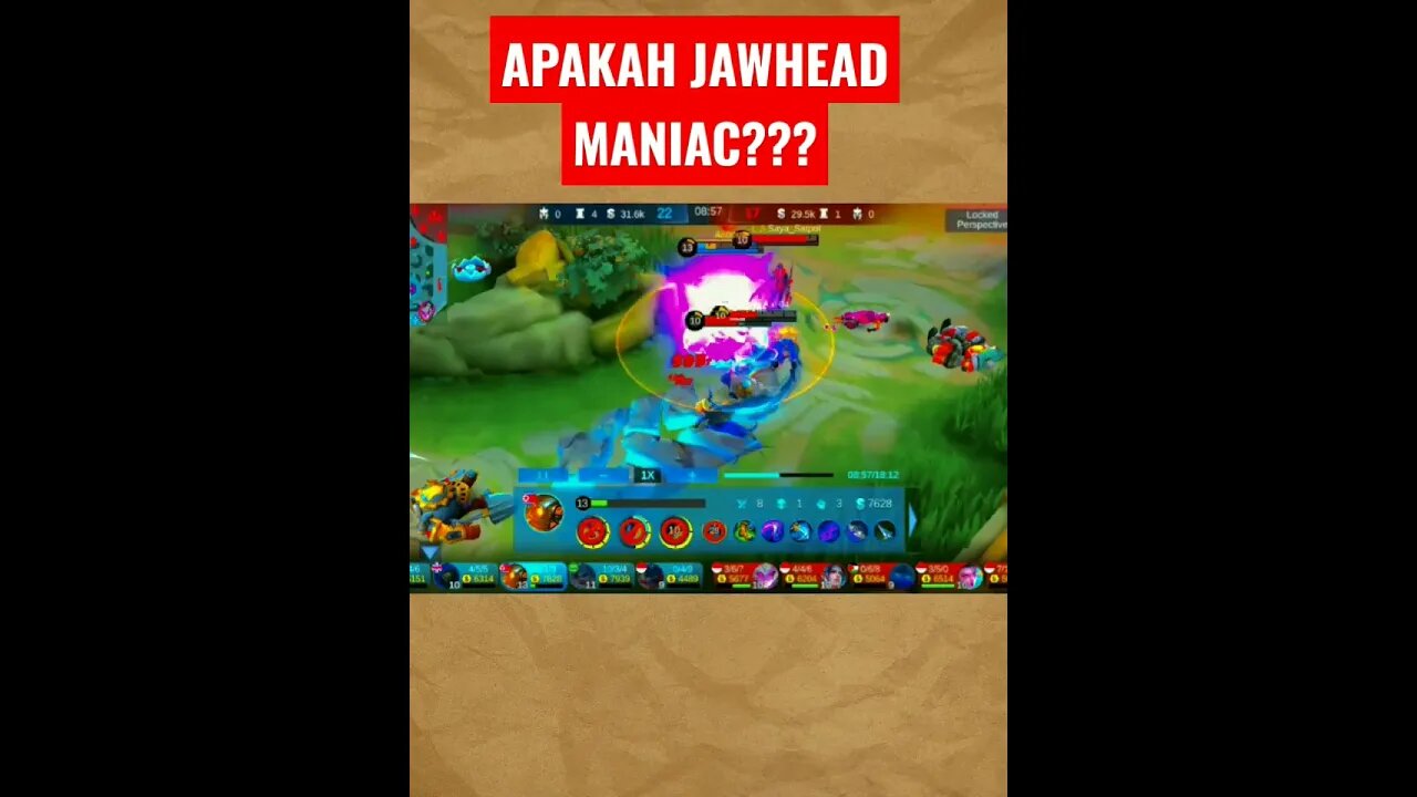 JAWHEAD MANIAC??? #ml #mlbb #mobilelegend #mobilelegendsgame #omletarcade #mobilelegends #codashop