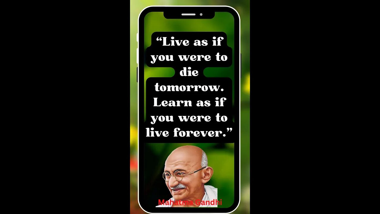 Mahatma Gandhi Education Quotes #shorts #quotes #trending #education #viral #ytshortsindia #life