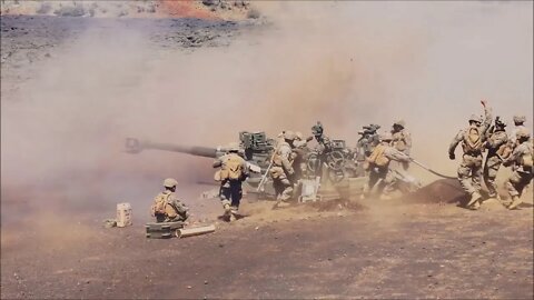 U.S Marine Direct-Fire Artillery Range - Exercise Spartan Fury 22.1