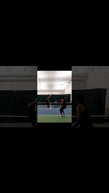 Mixed doubles practice tennis match ntrp rated 2.5 3.5 6.0 #tennis #shorts #tennisplayer #usta