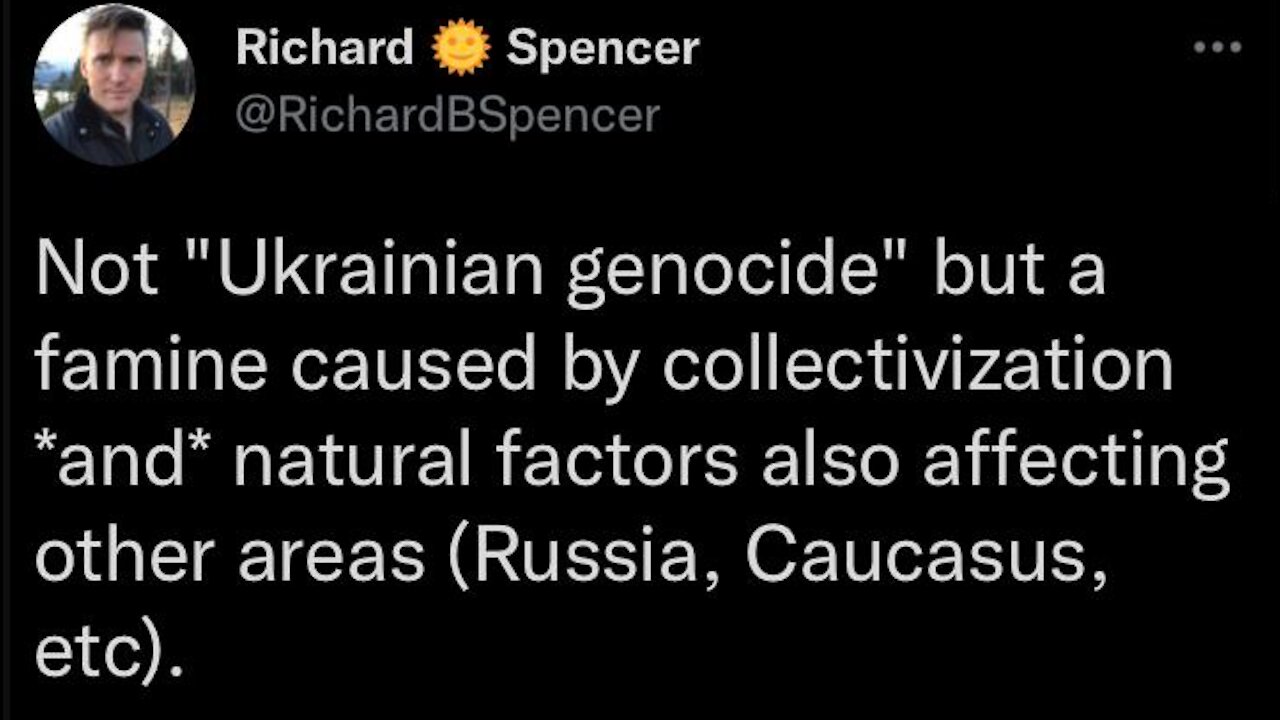 Zoltanous on the Holodomor: "They kinda deserved it" --- Kievan Rus (as D.R. Tankie), Richard Spencer, Censored Anon