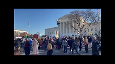 12/1/21 Richard Citizen Journalist in DC- Supreme Court- Majority Pro Life - "News" Lying Again