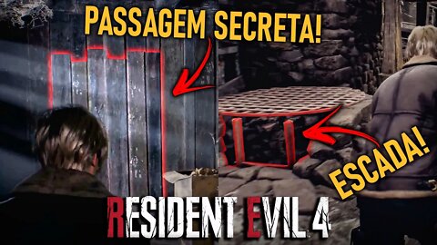 DESCOBRI passagem SECRETA no RESIDENT EVIL 4 REMAKE