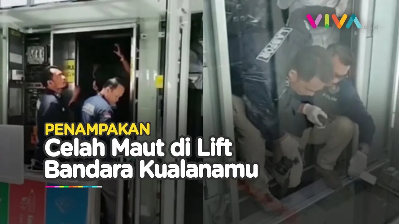 Penampakan Celah Maut Lift Bandara Kualanamu Tempat Wanita Jatuh