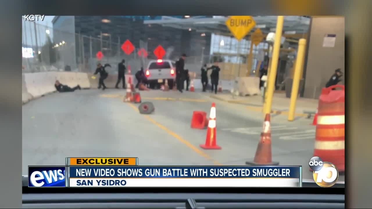 New video shows gun battle with suspected smuggler