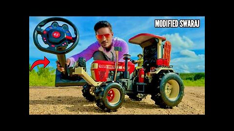 RC Swaraj 855 Tractor Upgrade Winch & Camping Kit - Chatpat toy TV