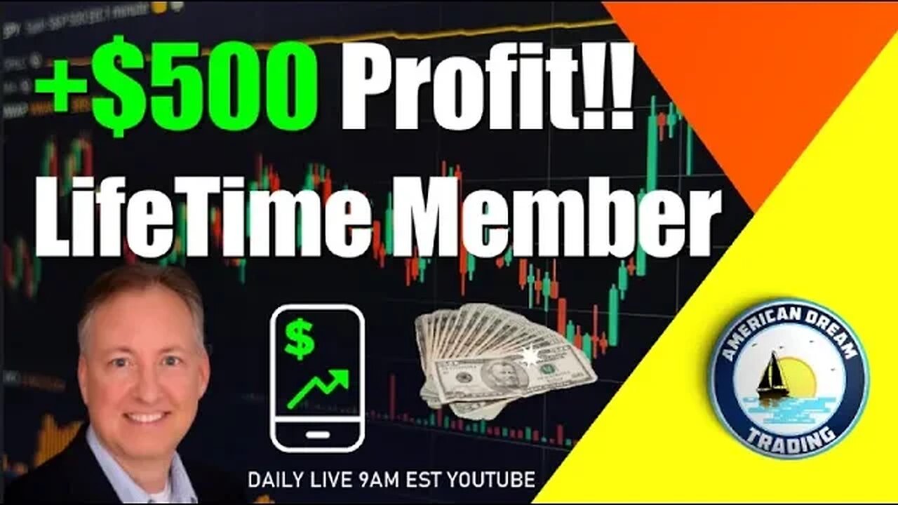 Insane +$500 Profit Lifetime Member Stock Market