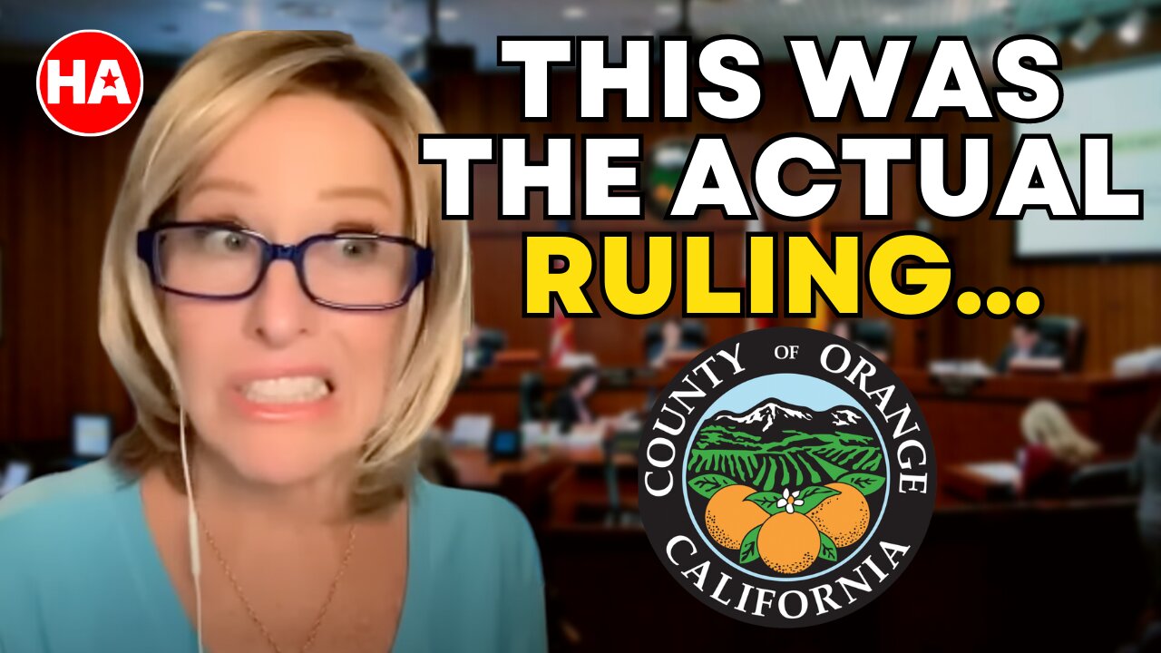 BREAKING: ORANGE COUNTY SUPERIOR COURT CANCELS CONSTITUTIONAL REPUBLIC