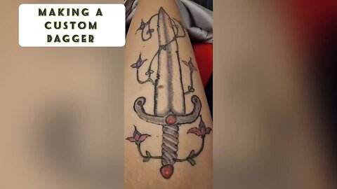 “The Shadowfang Dagger – A Custom Handmade Blade with Razor-Sharp Precision”