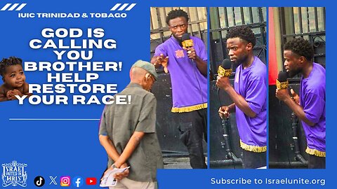 GOD IS CALLING YOU BROTHER! HELP RESTORE YOUR RACE!