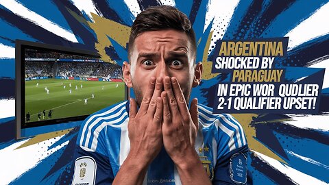 Argentina SHOCKED by Paraguay in Epic 2-1 World Cup Qualifier Upset!