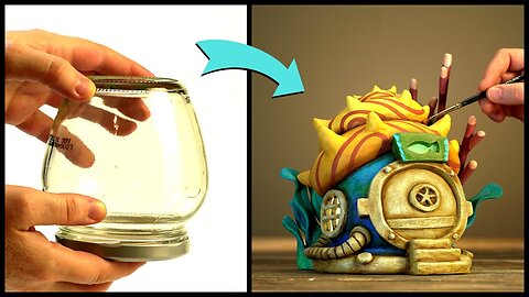 ❣Turn a Jar into 'Claw Stars' Aquatic House❣