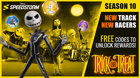 FREE Codes, Unlock Racer Rewards, Open Boxes, Disney Speedstorm Season 10 Nightmare Before Christmas