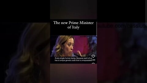 Italy's New Prime Minister