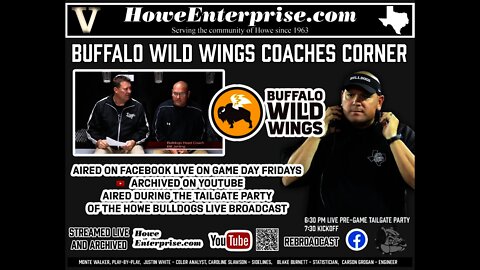 Howe Bulldogs Coaches Corner, 10/29/2021