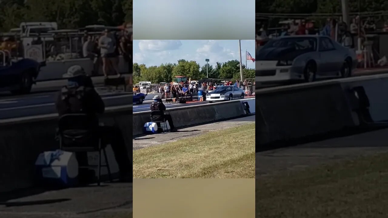 Camaro gets the wheels up, twice!