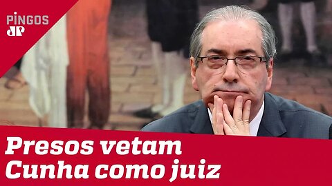 Presos vetam Cunha como juiz de futebol