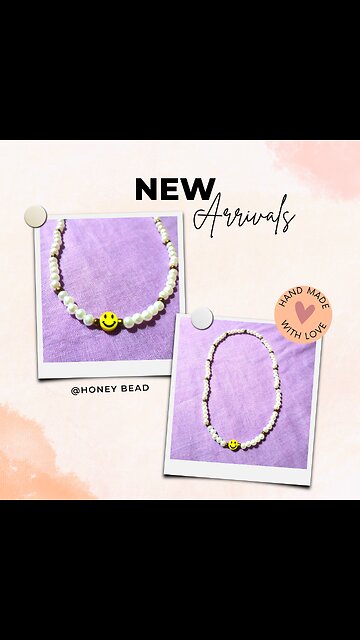 How to make chokers necklace pearl smile