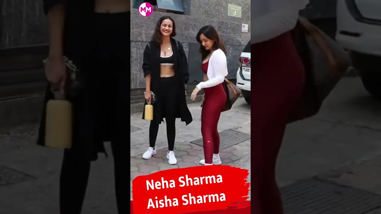 Neha Sharma & Aisha Sharma viral video #ytshort #shorts