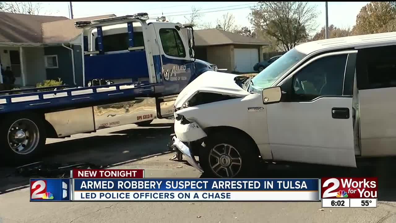 Suspect arrested after leading TPD on pursuit