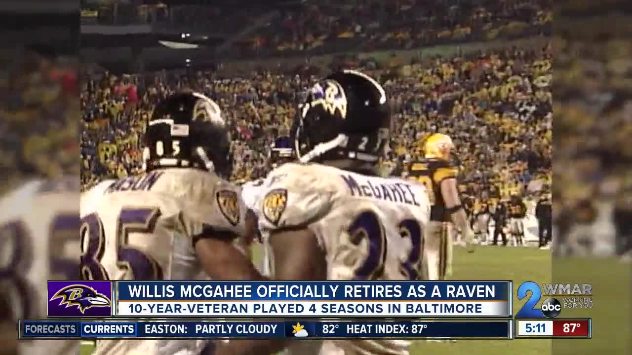 Willis McGahee officially retires as a Baltimore Raven