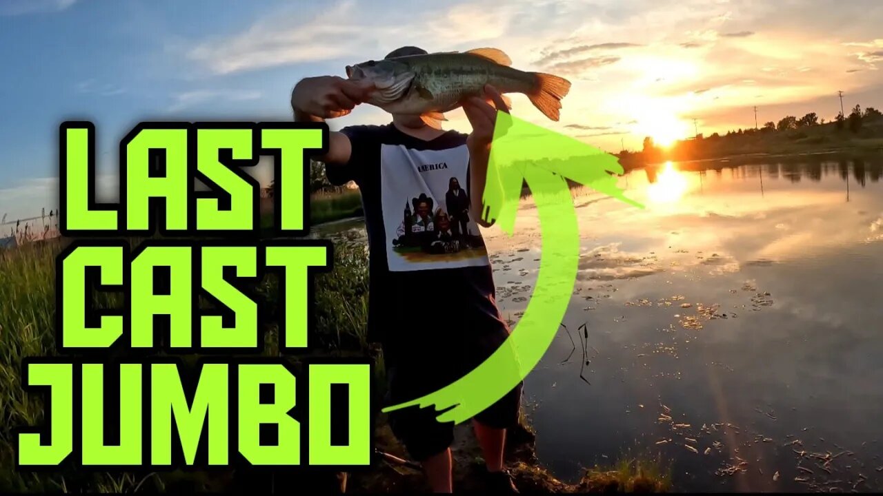 The Last Cast that Landed the Biggest BASS This Year So Far! #fishing #outdoors #bassfishing