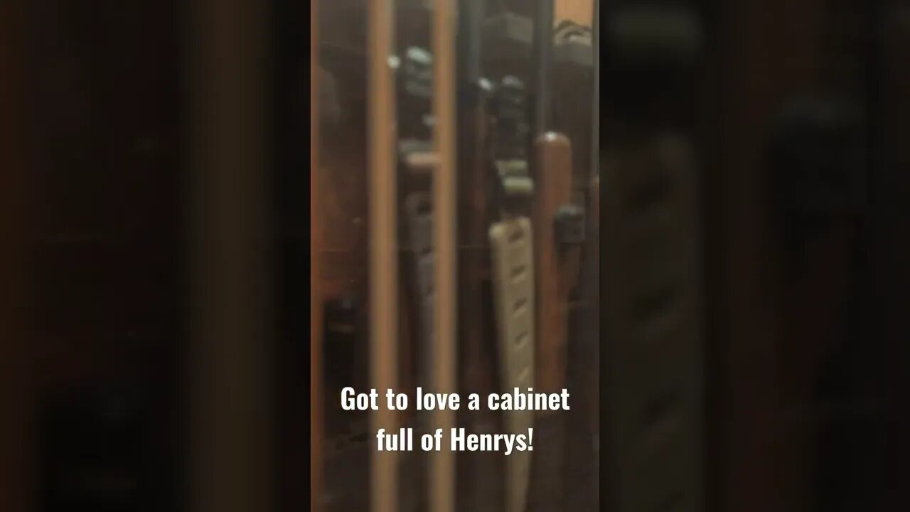 Cabinets full! #huntwithahenry #henryrifles