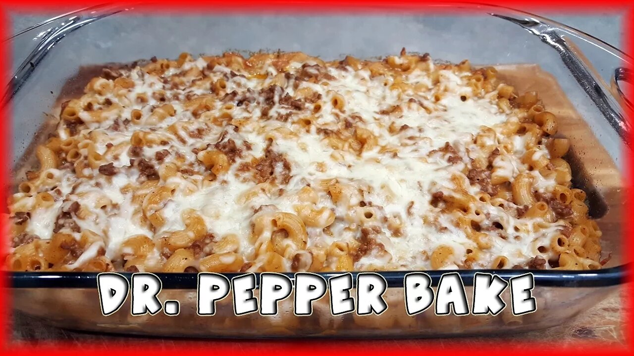 Dr. Pepper Bake