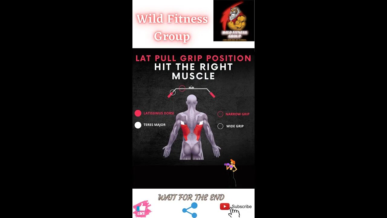 🔥Lat pull grip position: hit the right muscle🔥#shorts🔥#viralshorts🔥#fitnessshorts🔥#wildfitnessgroup🔥