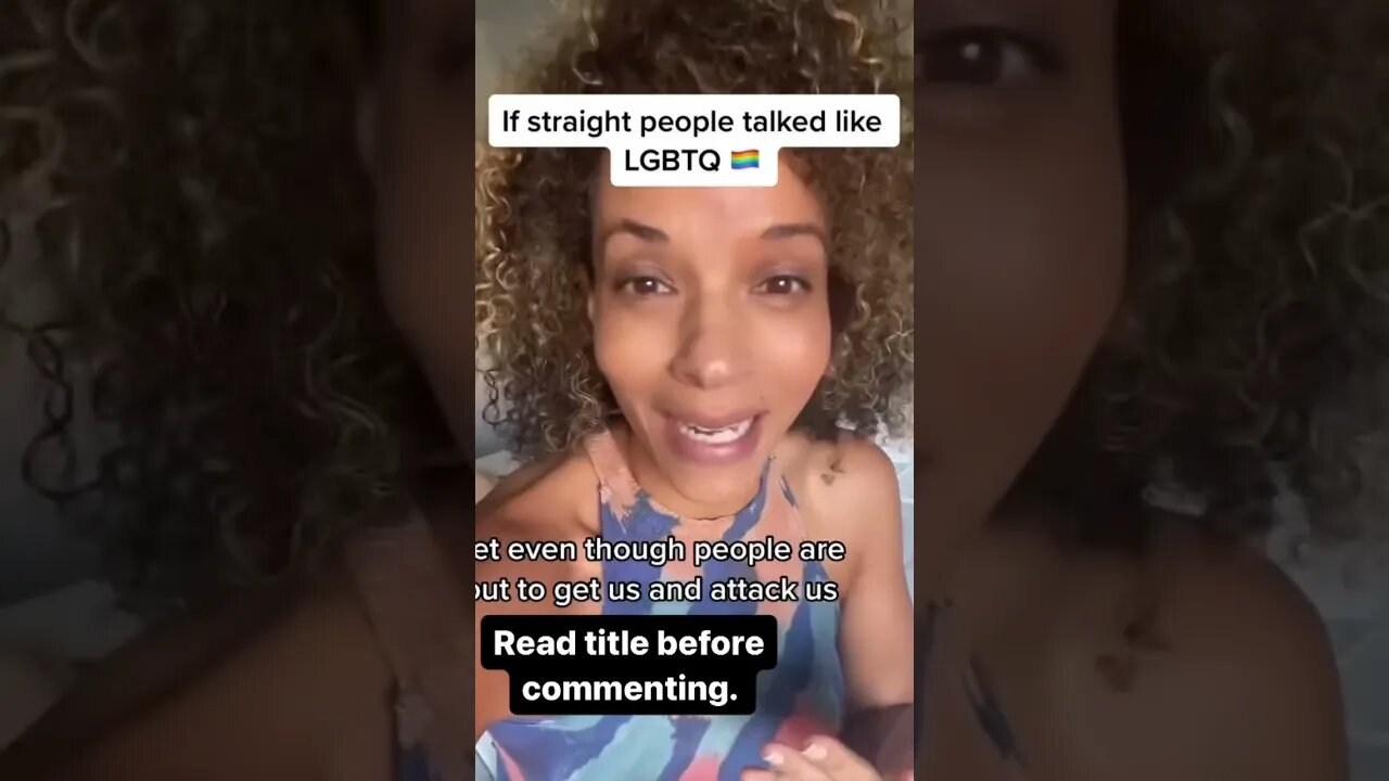 If straight people talked like LGBTQ 🏳️🌈 😂