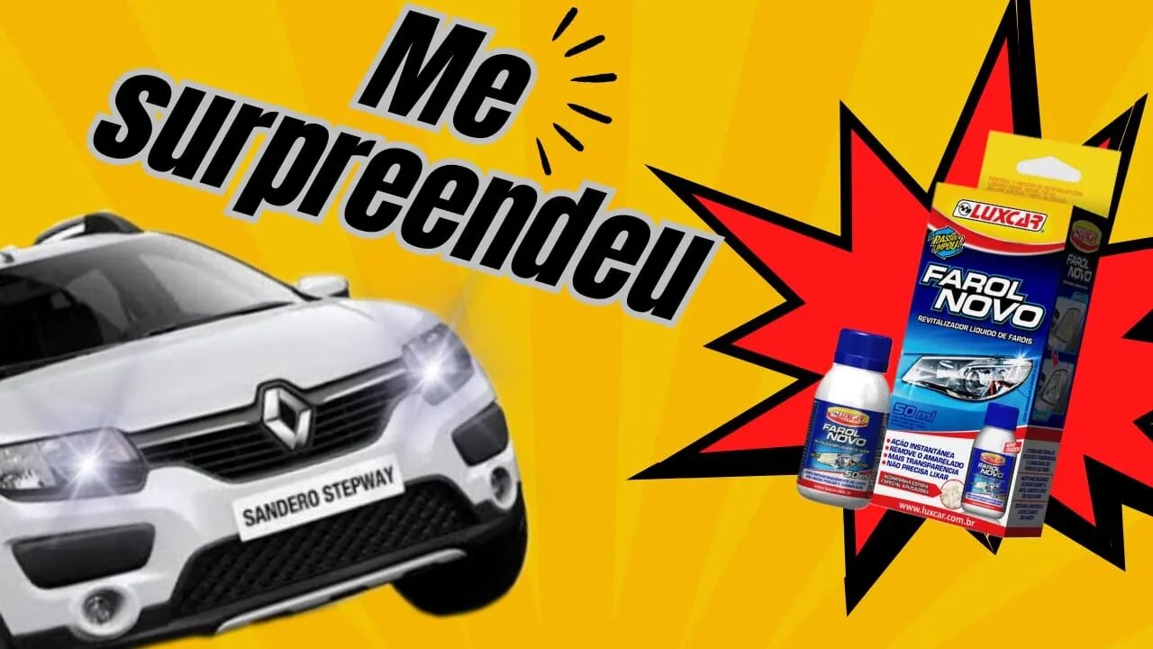 Produto pra revitalizar o farol, Impressionante o resultado!!!