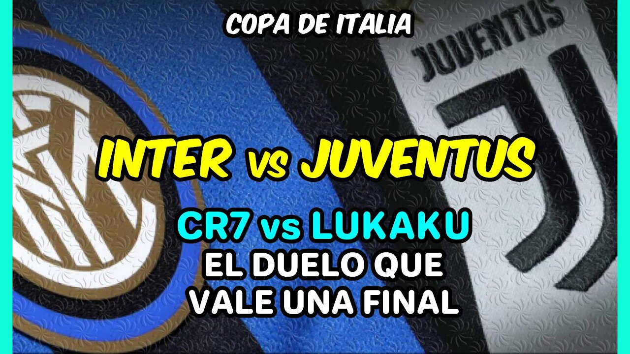 JUVE e INTER se disputan una plaza en la FINAL: ARTURO VIDAL baja para CONTE y CR7 su gran AMENAZA