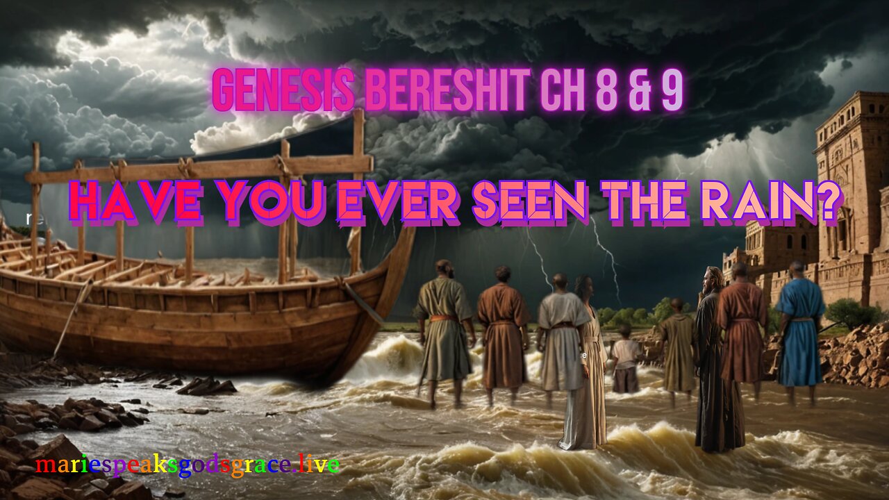 Bereshit Genesis ch 8 & ch 9: Have you ever seen the rain?