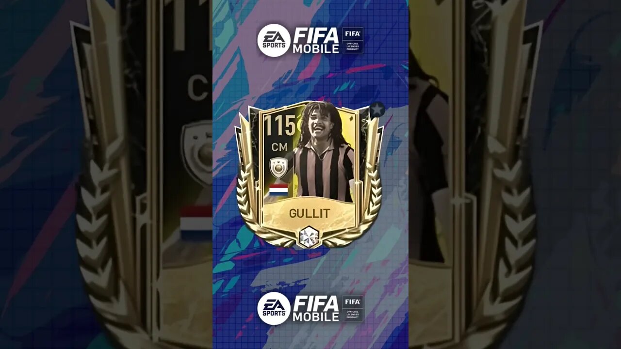 Icon card fifa mobile gullit #fifamobile